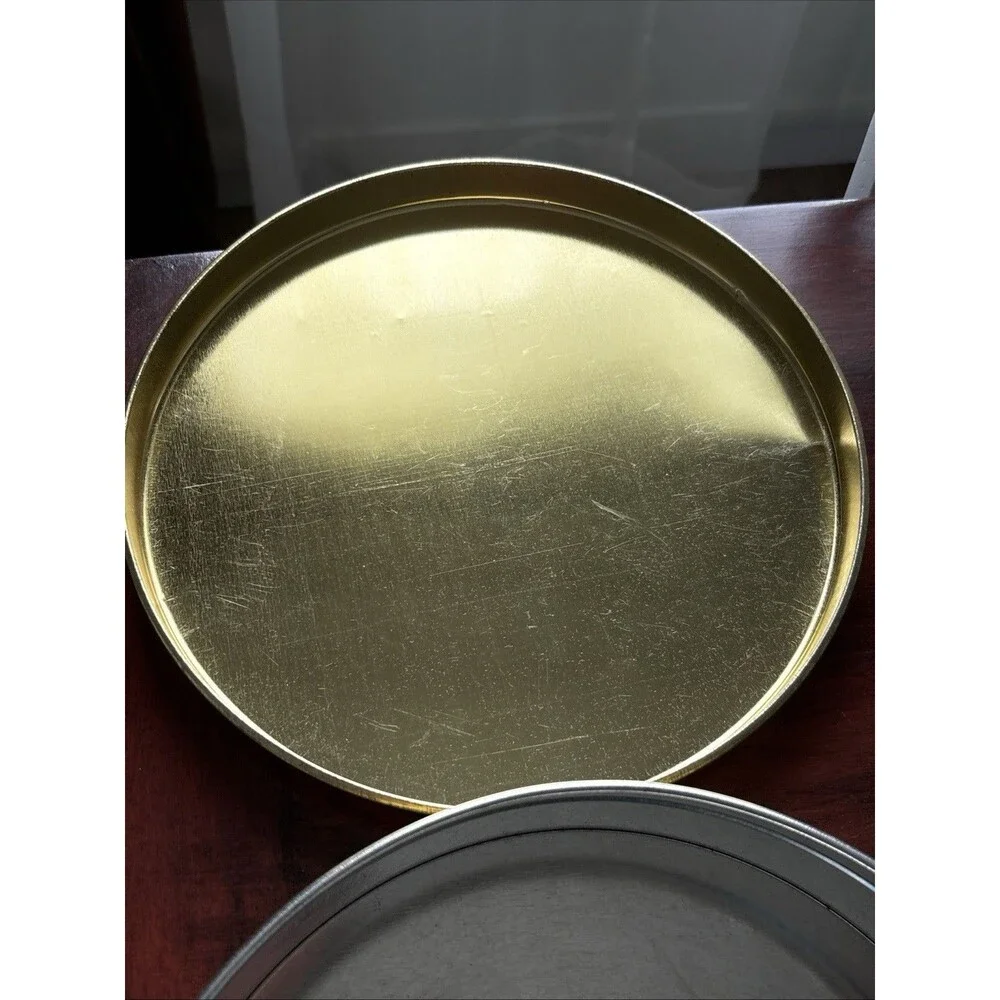 Vintage Floral Hallmark Tin Container 10